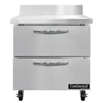 Continental Refrigerator SW32NBS-D Refrigerated Counter, Work Top