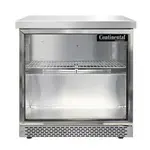 Continental Refrigerator SW32NGD-FB Refrigerated Counter, Work Top