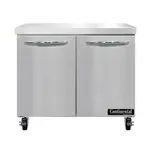 Continental Refrigerator SW36N Refrigerated Counter, Work Top