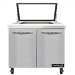 Continental Refrigerator SW36N12M-HGL Refrigerated Counter, Mega Top Sandwich / Salad Un