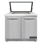 Continental Refrigerator SW36N12M-HGL-FB Refrigerated Counter, Mega Top Sandwich / Salad Un