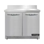 Continental Refrigerator SW36NBS-FB Refrigerated Counter, Work Top
