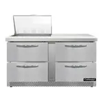 Continental Refrigerator SW60N12M-FB-D Refrigerated Counter, Mega Top Sandwich / Salad Un