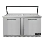 Continental Refrigerator SW60N24M-HGL-FB Refrigerated Counter, Mega Top Sandwich / Salad Un