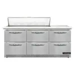 Continental Refrigerator SW72N12C-FB-D Refrigerated Counter, Sandwich / Salad Unit