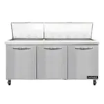 Continental Refrigerator SW72N30M Refrigerated Counter, Mega Top Sandwich / Salad Un