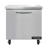 Continental Refrigerator SWF32N Freezer Counter, Work Top