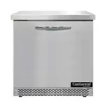 Continental Refrigerator SWF32N-FB Freezer Counter, Work Top