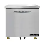 Continental Refrigerator SWF32N-U Freezer, Undercounter, Reach-In
