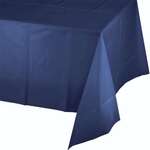 CONVERTING Table Cover, 54" x 108", Navy Blue, Plastic, Creative Converting 0101140LX