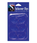 CONVERTING Table Cover Clips, (5cm x 3cm),Clear, (6/Pack) Creative Converting 01600