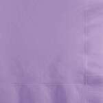 CONVERTING Beverage Napkin, 10" x 10", Lavender, Paper, 2 Ply, (50/Pack) Creative Converting 13-9186-154