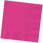 CONVERTING Beverage Napkin, 10" x 10", Hot Pink (Magenta), Paper, 2 Ply, (50/Pack) Creative Converting