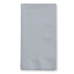 CONVERTING Dinner Napkin, 16" x 16", Silver, Paper, 2 Ply, (100/Pack) Creative Converting 27-3281