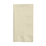 CONVERTING Dinner Napkin, 16" x 16", Ivory, Paper, 2 Ply, (100/Pack) Creative Converting 27-9161