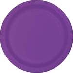 CONVERTING Plate, 9", Amethyst, Paper, (24/Pack) Creative Converting 318927