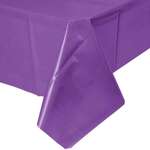 CONVERTING Table Cover, 54" x 108", Amethyst, Plastic, Creative Converting 318939