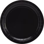 CONVERTING Plate, 9", Black, Paper, (24/Pack) Creative Converting 47134B