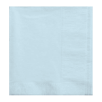 CONVERTING Dinner Napkin, 16" x 16", Light Blue, Paper, 2 Ply, (50/Pack) Creative Converting 67157B