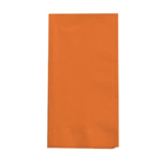CONVERTING Dinner Napkin, 16" x 16", Sunkissed Orange, Paper, 2 Ply, (50/Pack) Creative Converting 67191B