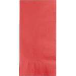CONVERTING Dinner Napkin, 16" x 16", Coral, Paper, (50/Pack) Creative Converting 673146B