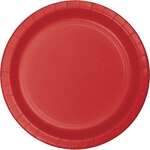 CONVERTING Plate, 7", Red, Paper, (24/Pack) Creative Converting 791031B