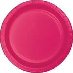 CONVERTING Plate, 7", Hot Pink (Magenta), Paper, (24/Pack) Creative Converting 79177B