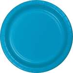 CONVERTING Plate, 7", Turquoise, Paper, (24/Pack) Creative Converting 793131B