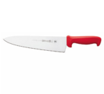 MUNDIAL INC Cook's Knife, 10", Red Handle, Wide Blade, MUNDIAL INC SCR5610-10