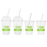 Cup, 16 Oz, Stock Print, PLA, (1000/Case), Karat Earth KE-KC16G