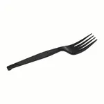 ARVESTA (DISPOSABLES) Cutlery, Fork, Black, Medium Weight, Ptw Pp, 100/Pack, 10/100/1000