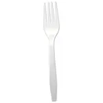 ARVESTA (DISPOSABLES) Cutlery, Fork, White, Medium Weight, 100/Pack