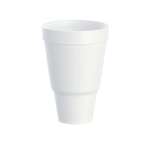 DART SOLO CONTAINER Squat Pedestal Cup, 32 Oz, White, EPS Foam, (500/Case), Dart 32AJ32