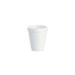 Foam Cup, 6 oz, White, Styrofoam, (1,000/Case), Dart 6J6