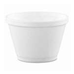 DART SOLO CONTAINER Food Container, 6 oz, White, Foam, (1,000/Case), DART SOLO DTT6SJ12