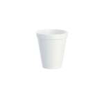 DART SOLO CONTAINER Foam Cup, 8 oz, White, Foam, (1,000/Case), Dart 8J8
