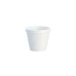 DART SOLO CONTAINER Food Container, 8 oz, White, Foam, (1,000/Case) Dart 8SJ12