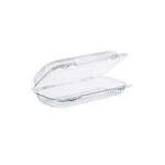 DART SOLO CONTAINER Hinged Container, 8.5" x 4.5", Clear, Plastic, (250/Case), Dart C18UT1