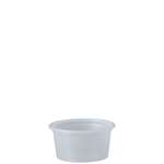 DART SOLO CONTAINER Souffle Cup, 3/4 Oz., Translucent, Plastic, (2500/case) Dart Solo Container P075S 18204711