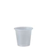 DART SOLO CONTAINER Souffle Cup, 1.25 oz., Clear, Plastic, (2500/case)  Solo P125