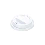 DART SOLO CONTAINER Hot Cup Lid, 8 oz, White, Polystyrene, (1,000/Case), Solo TL38R