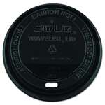 DART SOLO CONTAINER Hot Cup Lid, 10-24 Oz, Black, Polystyrene, (1000/Case), Dart TLB316-0004