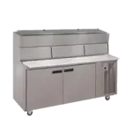 Delfield 18672PDLP Refrigerated Counter, Pizza Prep Table