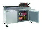 Delfield 18672PTBMP Refrigerated Counter, Pizza Prep Table