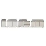 Delfield 4427NP-12M Refrigerated Counter, Mega Top Sandwich / Salad Un