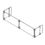 Delfield DCFSSS Sneeze Guard, Stationary