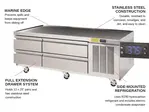 Delfield F2962CP Equipment Stand, Refrigerated Base