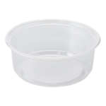 Deli Container, 8 oz, Clear, Polypropylene, (500/Case), Karat FP-DC8-PP