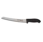 DEXTER-RUSSELL, INC. Bread Knife, 10", Black, Scalloped, Curved, Dexter Russell 24383B