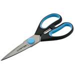DEXTER-RUSSELL, INC. Poultry Shears, 7.5", Black/Blue, Stainless Steel, Rubber Handle, Dexter 25353